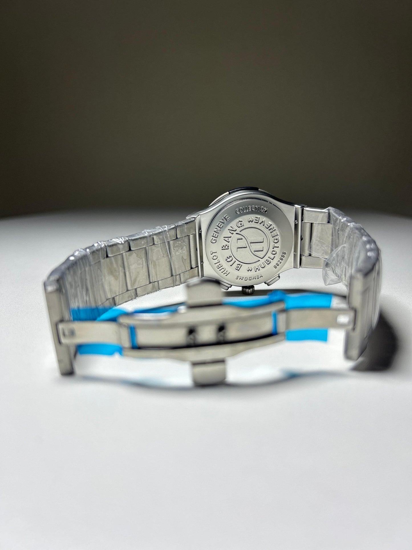 Stainless Steel Blue Dial Luxury Wristwatch