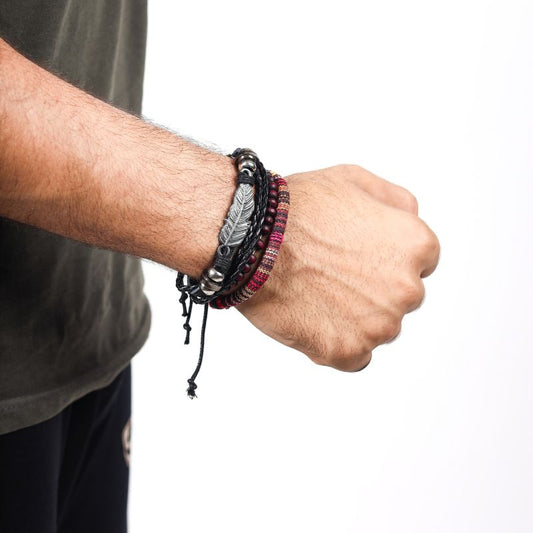 Layered bracelets