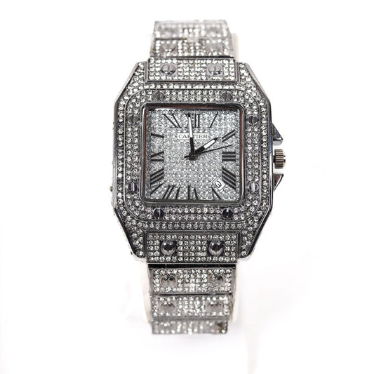 Royal Luxury Cartier Iced Out Watch