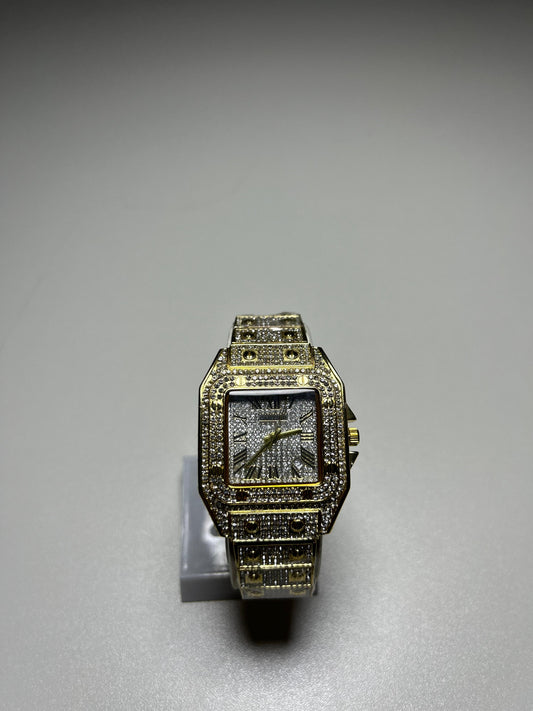 Royal Luxury Cartier Iced Out Watch