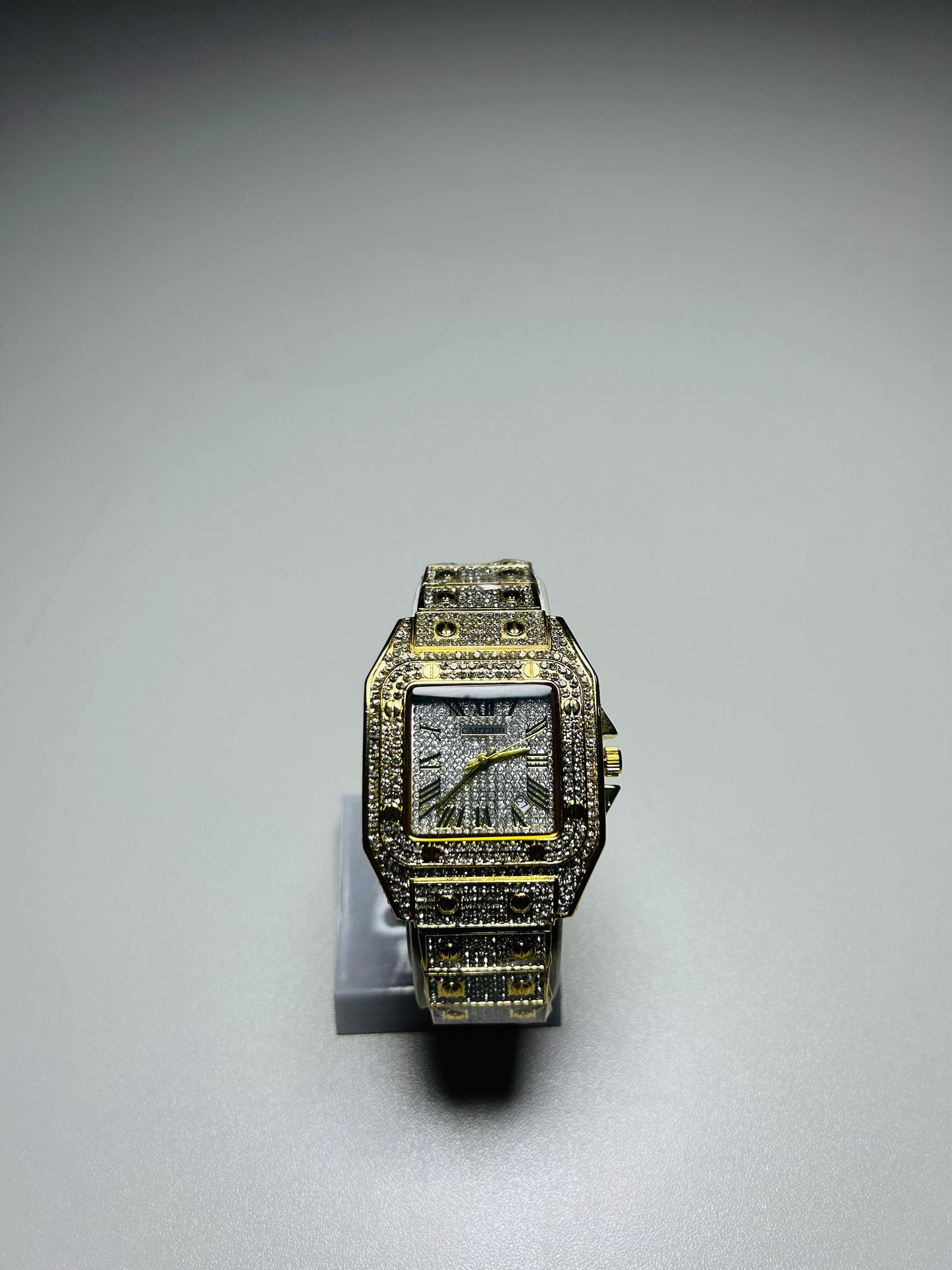 Royal Luxury Cartier Iced Out Watch